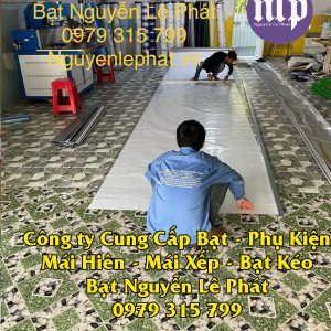 Xưởng Giá Công May Ép Bạt Mái Hiên Mái Xếp Tại Bảo Lộc