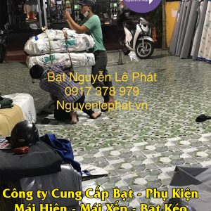 Xưởng Giá Công May Ép Bạt Mái Hiên Mái Xếp Tại Bảo Lộc